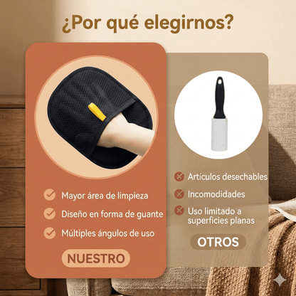 Urbanly™Hair Free - Manopla quitapelos reutilizable - Urbanly